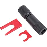 Alphacool ES QDC Connector Kit G1/4 IG/IG, PushIn Industry Version (17569) | Nylon Material, 20mm Diameter, Non-Conductive, Push-in Mechanism, Minimal Water Loss on Disconnect
