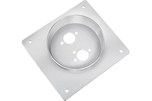 MOSXOED Stainless Steel Diesel Heater Mount Plate for RV Motorhome Camper, Diesel Heater Turret Mount Plate Heater Floor Base Mount Bracket for Parking Auxiliary Heating