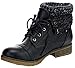 REFRESH WYNNE-01 Womens Combat Style Lace Up Ankle Bootie Black 8.0