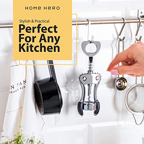 image for Home Hero Wine Opener Wine Bottle Opener - Wing Corkscrew Wine Opener 