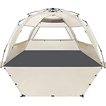 Amazon.com: WhiteFang Deluxe XL Pop Up Beach Tent Sun Shade