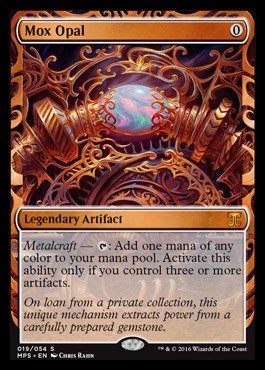 Magic: the Gathering - Mox Opal (019/054) - Masterpiece Series: Kaladesh & Aether Revolt Inventions - Foil