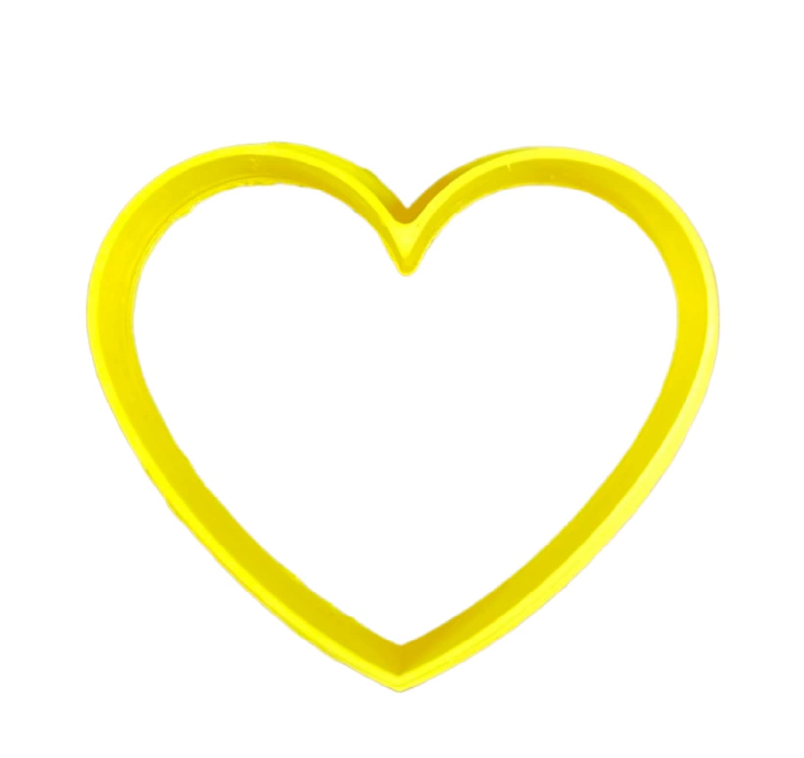 The Cookie Cutter Hub 6cm Heart Cookie Cutter for Cookies Biscuits Clay Baking Decoration