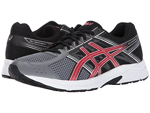 ASICS Mens Gel-Contend 4 Running Shoe, Carbon/Classic Red/Black, 14 Medium US
