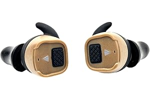 EARMOR Shooting Ear Protection, NRR 30dB Bluetooth 5.4 Wireless Noise Cancelling Sound Amplification Electronic Hearing Protection for Tactical, Hunting, Gun Range M20T PRO,Dark Khaki