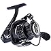 KastKing Carbon Fiber Mela Spinning Fishing Reel with Graphite Spool - Black