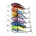 6pcs/lot Jointed Fishing Lures Swimbait Crank Bait Hooks Crankbaits Tackle 8.5cm/14g