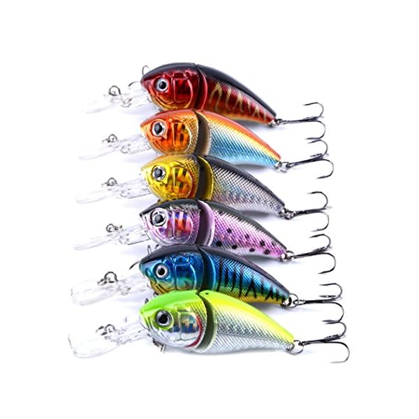 6pcslot-Jointed-Fishing-Lures-Swimbait-Crank-Bait-Hooks-Crankbaits-Tackle-85cm14g