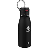 Takeya Traveler Leakproof Coffee Mug - Carrying Loop - Insulated Drinkware for Everyday Use - Durable & Portable with Spill-Proof Design - 17 oz, Onyx.