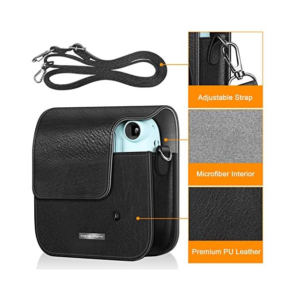 Fintie Tasche für Fujifilm Instax Mini 11 Sofortbildkamera - Premium Kunstleder Schutzhülle Reise Kameratasche Hülle… – Bild 4
