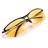 YIMI Men's photochromic lenses Polarized Driving Sunglasses transition safety Eyewear Day and Night Vision Glasses For Women