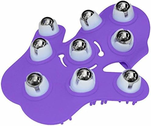 Roller Glove Neon Purple Massage Glove---(Package of 2)