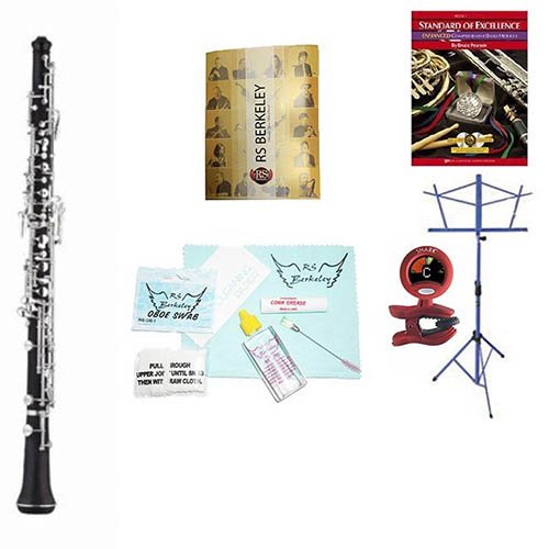 RS Berkeley ob400 Elite Series Oboe with case & Bonus RSB MEGA PACK w/Standard of Excellence Book