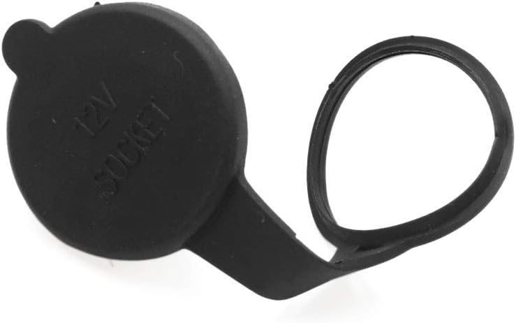 sourcing map 3pcs Waterproof Car Cigarette Lighter Socket Cover Cap 12V Outlet Lid Fitness, Black, 13 x 10 x 1.3 cm - Image 4
