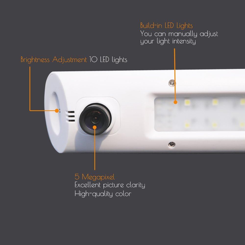 Longjoy Digital Portable Overhead USB Document Camera LV-1 Series LV-1010 (White) : Office Products