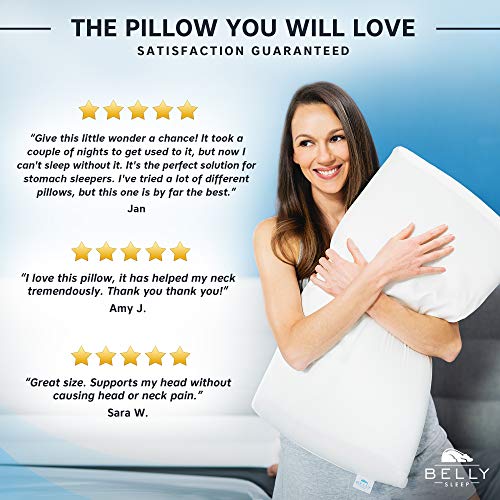 belly sleep memory foam pillow