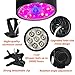 LED Grow Light Bulb, Spectrum 9W Adjustable Plant Light with 360°Flexible Clamp Base for Indoor Plants, Grow Lamp for Garden Greenhouse Organic by Aokey