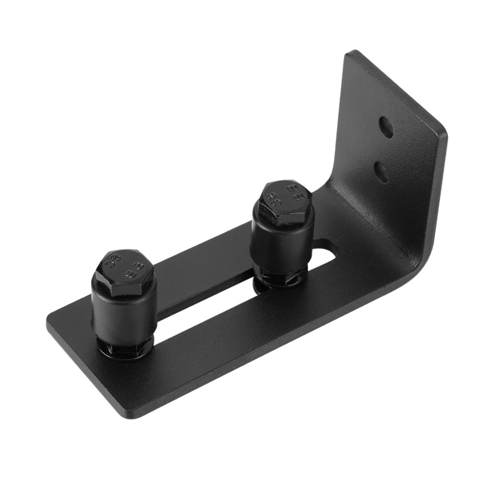 Barn Door Floor Guide Stay Roller Adjustable Wall Mount Carbon Steel Guides Hardware Bottom Bracket Sits Flat On Floor