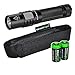 Fenix E35 Ultimate Edition 1000 Lumen (E35UE) CREE LED Flashlight with holster and Two EdisonBright CR123A Lithium batteries bundle