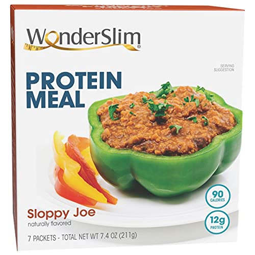 WonderSlim Protein Meal, Sloppy Joe Mix, 90 Calories, 12g Protein (7ct