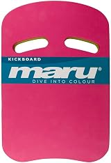 MARU Maru Swimming Kickboard Pink Lime 42 x 28 cm Easy Grip Non-Chafing view 4