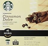 Starbucks Cinnamon Dolce Flavored Coffee Keurig K-cups 16 Ct (Pack of 2)