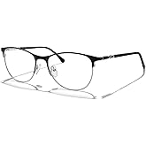 OLIEYE Cat Eye Reading Glasses For Women Retro Design Reader Computer Glasses with Spring Hinges