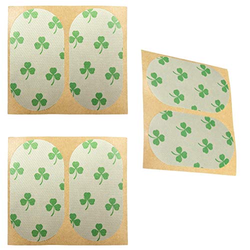 image for Tubwair Deodorant Sticker (12-Pack) Clover Printed 6.53.5CM Oval Odor 