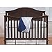 Summer 4-Piece Classic Bedding Set with Adjustable Crib Skirt, Nautical Navy