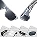 TOREGE Polarized Sports Sunglasses for Men Women Cycling Running Driving Fishing Golf Baseball Glasses EMS-TR90 Unbreakable Frame TR007 (Sliver&Black&Gray Lens)