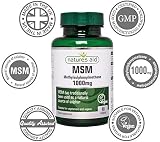 Natures Aid MSM 1000mg High Strength 90 Tablets Vegan Gluten Free view 9
