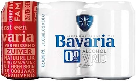 24 Dosen Bavaria Bier 0 24 X 0 33l Alkoholfreies Bier Amazon