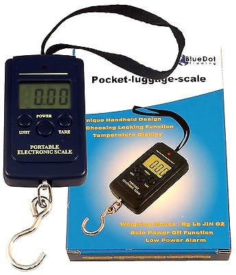 LCD Digital Luggage Pocket Scale Portable Hanging Weight Electronic Escala Bascula