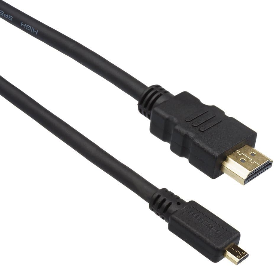 3 Meter MICRO HDMI to HDMI cable - 1.8M 24K Gold Connectors - IDeal For Connecting HD Devices using the new Micro HDMI connector To Camcorder, Tablets, Mobile Phones to PC or HD TV 1080p Full HD -- Type D to Type A -- (Life Time Warranty)