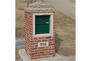 dVault® Full Service Vault DVCS0015 Secure Curbside Mailbox/Package Drop with Locking Letterbox (Gray)