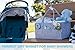 Baby Diaper Caddy - Nursery Storage Tote - Large Portable Car Travel Bag - Cute Girl Boy Infant Gift Basket - Changing Table Organizer Bin - Newborn Registry Must Have