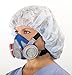 MSA 815700 Advantage 200 LS Series Half-Mask Respirator - Size: Large, 2-Piece Neckstrap, Twin-Port, Reusable Gas Mask, Advantage Cartridge Compatible