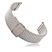 Moto 360 2 Watch Band (2nd Gen, 46mm 2015), Threeeggs 22mm Stainless Steel Watch Strap Adjustbable Bracelet Band for Motorola Moto 360 2 46mm Smart Watch (A - Milanese Silver)