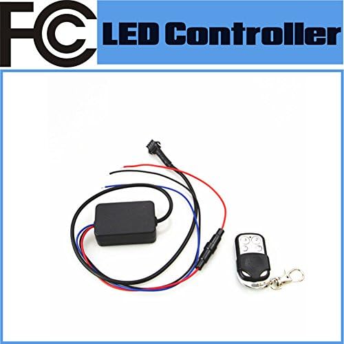 FCC Certified Universal RGB 18 Colors RF Multi-function LED Remote Controller for Motorcycle Auto Brake&Turn LED Lighting System 50W