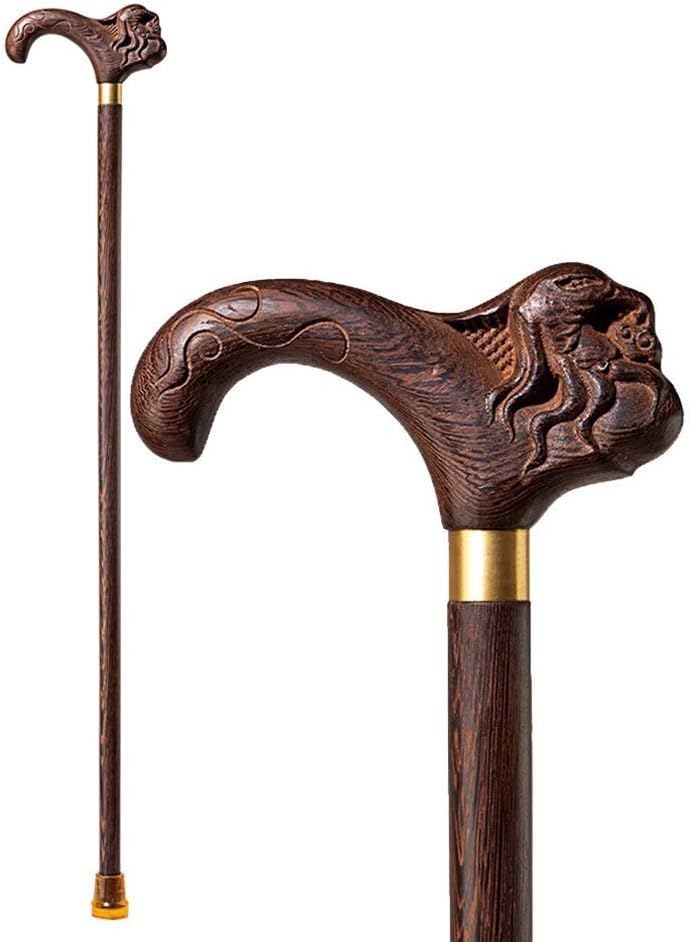 Walking Stick Non-Slip Solid Wood Old Man Walking Stick Walking Stick