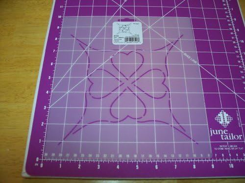 7.5" Touching Hearts Quilting Stencil