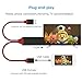 Phone to HDMI Cable, bossblue Lightning Digital AV Adapter for iPhone Samsung iPad Android Smartphones to Mirror on HDTV Projector- 3.3 ft