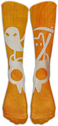 Halloween Ghost Grim Reaper Compression Socks Soccer Socks Knee High Socks Long Stockings For Running,Jogging,Cross Training,Workouts,Basketball,Hiking,Tennis,Cycling,Relief