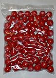 Dubble Bubble Very Cherry 24mm Gumballs 1 Inch, 2 Pounds Approximately 100 Gum Balls. Includes a Free 4oz Sample Bag of Amish Country Popcorn