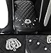 Sino Banyan Car Leather Crown Center Console Cover,Decoration Pad Cushion(7.67 x 11.81 inch),Black