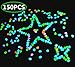 150pcs Glow in The Dark Garden Pebbles,Glow Stones Rocks for Walkways Outdoor Decor Aquarium Fish Tank Garden Decorative Stones for Path Lawn Yard Walkway (Multicolor)