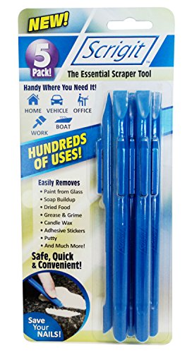 Scrigit Scraper Scratch Free Cleaning Tool (Pack of 5)