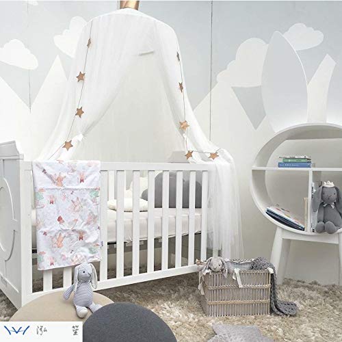 Dix-Rainbow-Princess-Bed-Canopy-Yarn-Play-Net-for-Kids-Baby-Bed-Children-Round-Dome-Tent-Indoor-Outdoor-Castle-Hanging-Decoration-Reading-Canvas-White