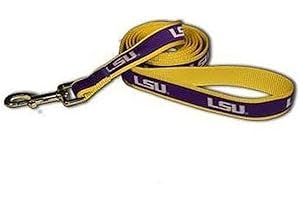 NANQUAN NCAA LSU Tigers Dog Leash, Medium/Large