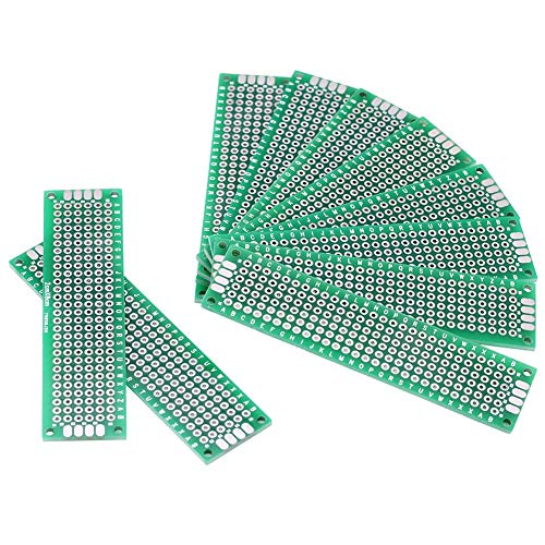 10 Piece 2cm x 8cm Double Sides Tin Plated Prototyping DIY Soldering Universal PCB Circuit Board